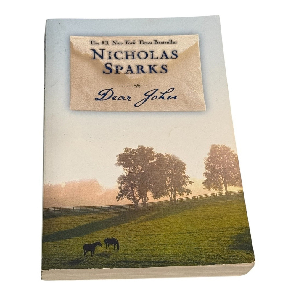 Dear John Nicholas Sparks Romance Novel Drama Love Story Softcover Paperback Boo